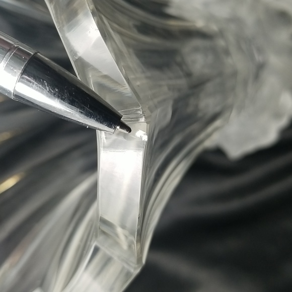 Bohemian Czech Schevogt Ingrid Roses Crystal Vase - Picture 14 of 16